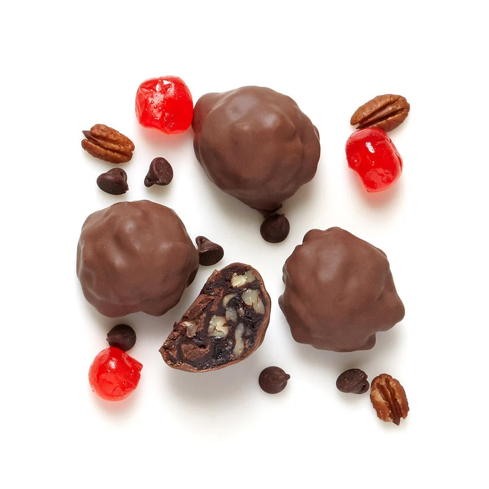 Chocolate Cherry Fudge Pecan Cake Bites - Image 4