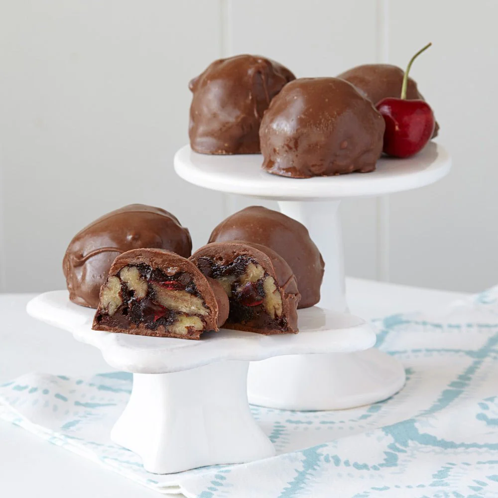 Chocolate Cherry Fudge Pecan Cake Bites - Image 6