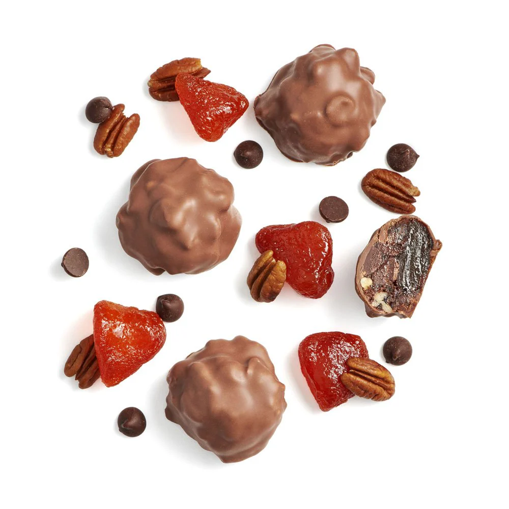 Chocolate Strawberry Fudge Pecan Cake Bites - Image 4