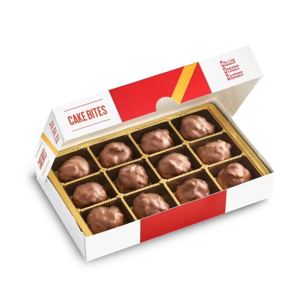 Chocolate Strawberry Fudge Pecan Cake Bites - Image 5